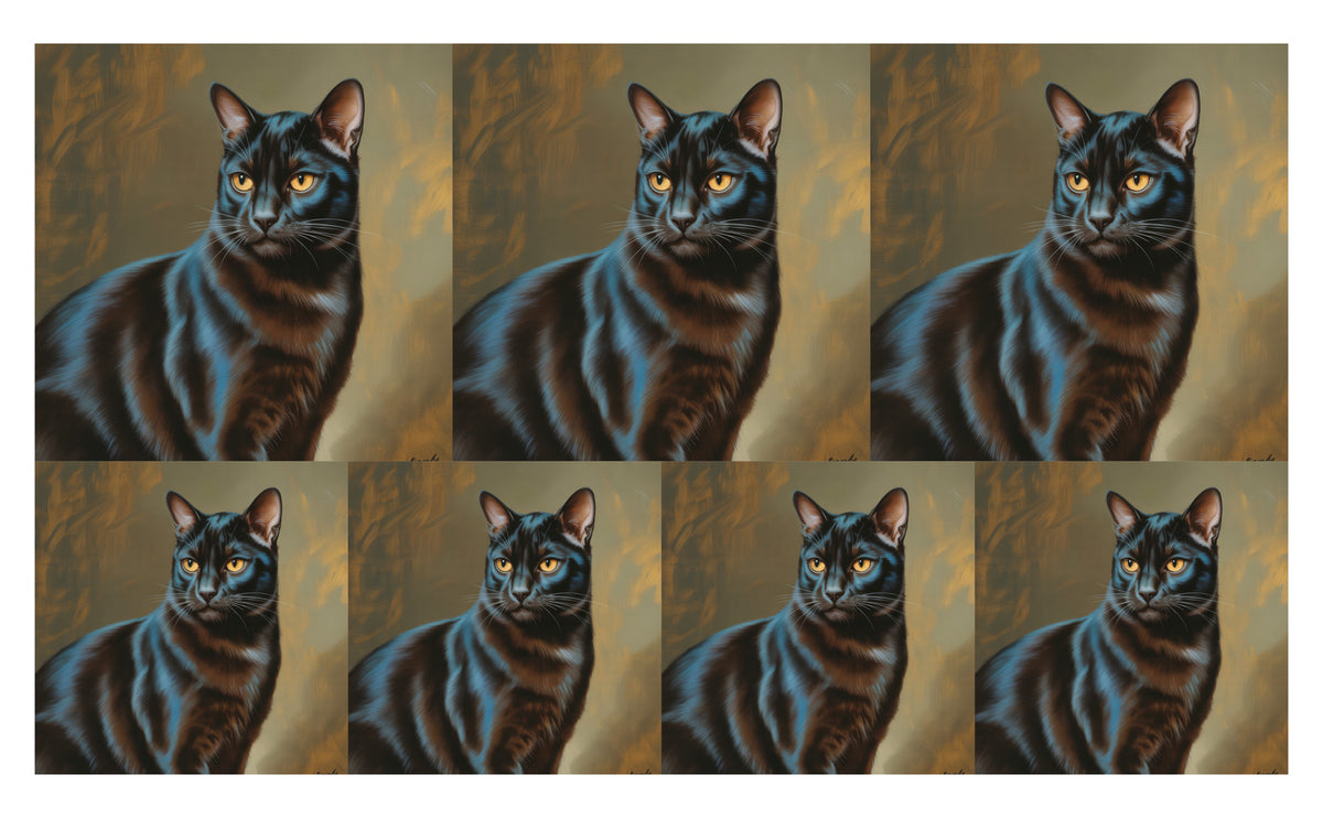 DecoCraft - Scenic Tiles Series - Oil Painting Pets - Bombay