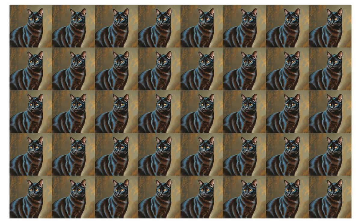 DecoCraft - Scenic Tiles Series - Oil Painting Pets - Bombay
