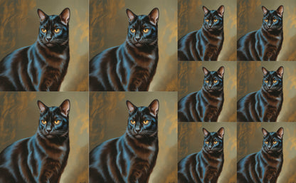 DecoCraft - Scenic Tiles Series - Oil Painting Pets - Bombay