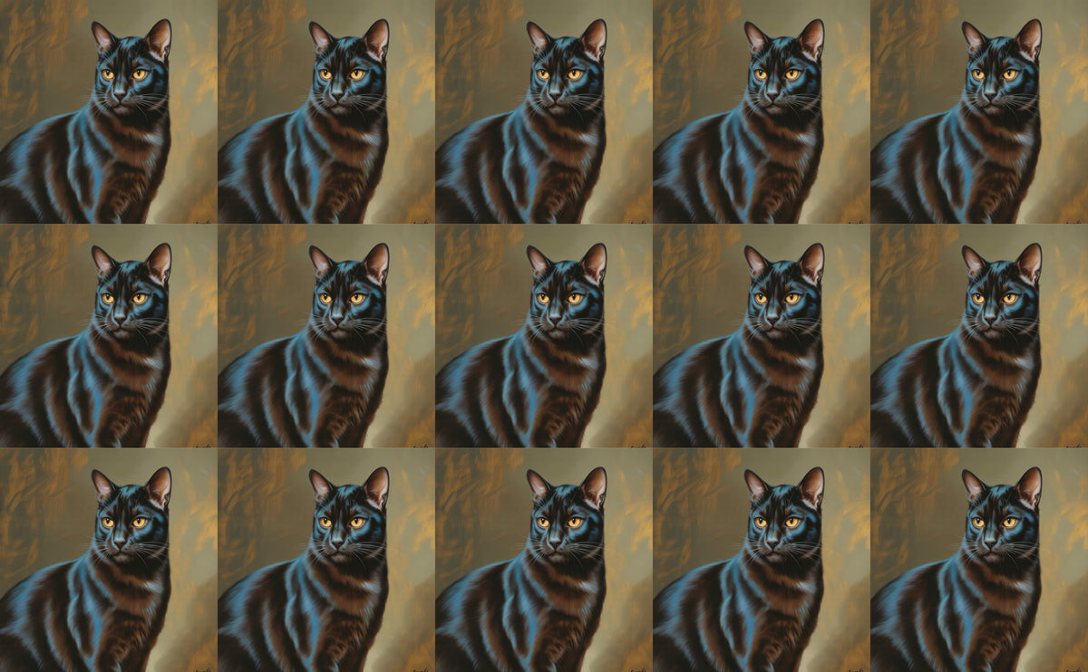 DecoCraft - Scenic Tiles Series - Oil Painting Pets - Bombay