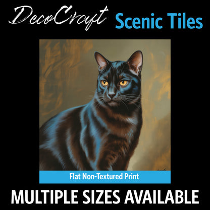 DecoCraft - Scenic Tiles Series - Oil Painting Pets - Bombay