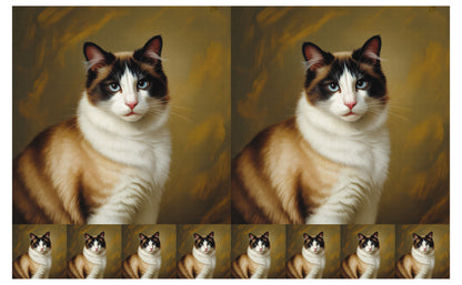 DecoCraft - Scenic Tiles Series - Oil Painting Pets - Snowshoe
