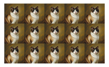 DecoCraft - Scenic Tiles Series - Oil Painting Pets - Snowshoe