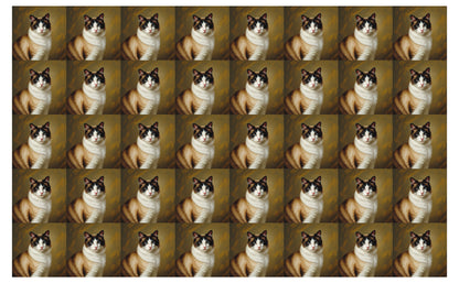 DecoCraft - Scenic Tiles Series - Oil Painting Pets - Snowshoe
