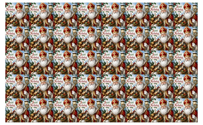 DecoCraft - Studio 1375 - Scenic Tiles Series - Christmas Postcards - St. Nicholas and Christmas Treasures
