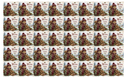 DecoCraft - Studio 1375 - Scenic Tiles Series - Christmas Postcards - Winters Little Gatherer