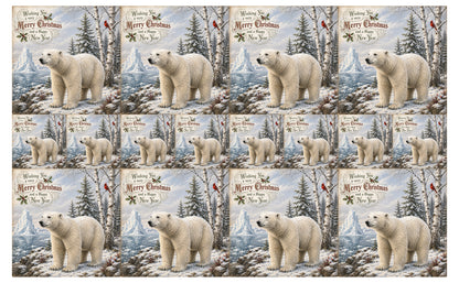 DecoCraft - Studio 1375 - Scenic Tiles Series - Christmas Postcards - Winters Silent Guardian