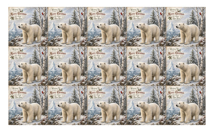 DecoCraft - Studio 1375 - Scenic Tiles Series - Christmas Postcards - Winters Silent Guardian