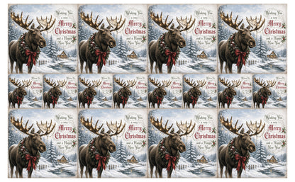 DecoCraft - Studio 1375 - Scenic Tiles Series - Christmas Postcards - Yuletide in the Pines