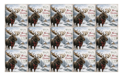 DecoCraft - Studio 1375 - Scenic Tiles Series - Christmas Postcards - Yuletide in the Pines