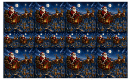 DecoCraft - Studio 1375 - Scenic Tiles Series - Vintage Santa - Christmas Eve Treat