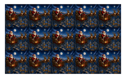 DecoCraft - Studio 1375 - Scenic Tiles Series - Vintage Santa - Christmas Eve Treat
