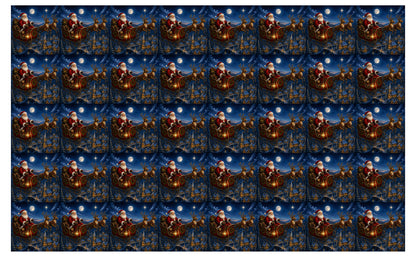 DecoCraft - Studio 1375 - Scenic Tiles Series - Vintage Santa - Christmas Eve Treat