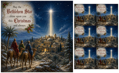 DecoCraft - Studio 1375 - Scenic Tiles Series - Beneath the Bethlehem Star