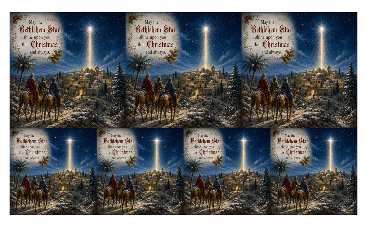 DecoCraft - Studio 1375 - Scenic Tiles Series - Beneath the Bethlehem Star