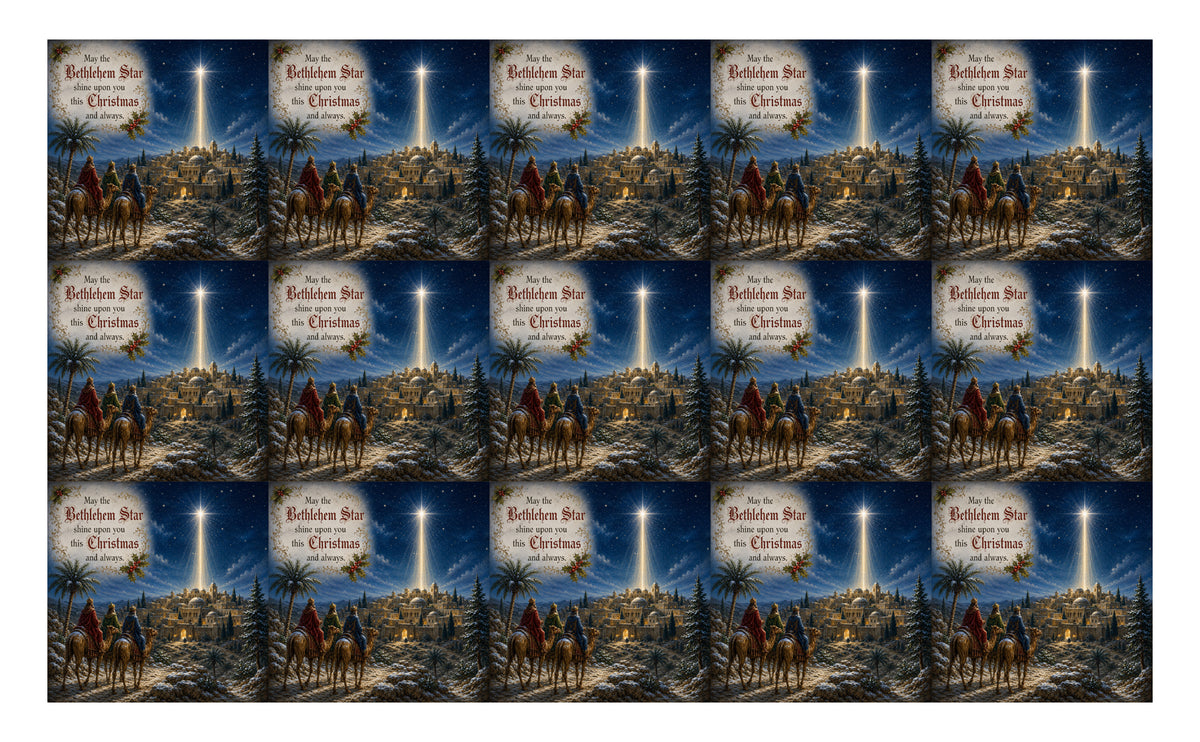 DecoCraft - Studio 1375 - Scenic Tiles Series - Beneath the Bethlehem Star