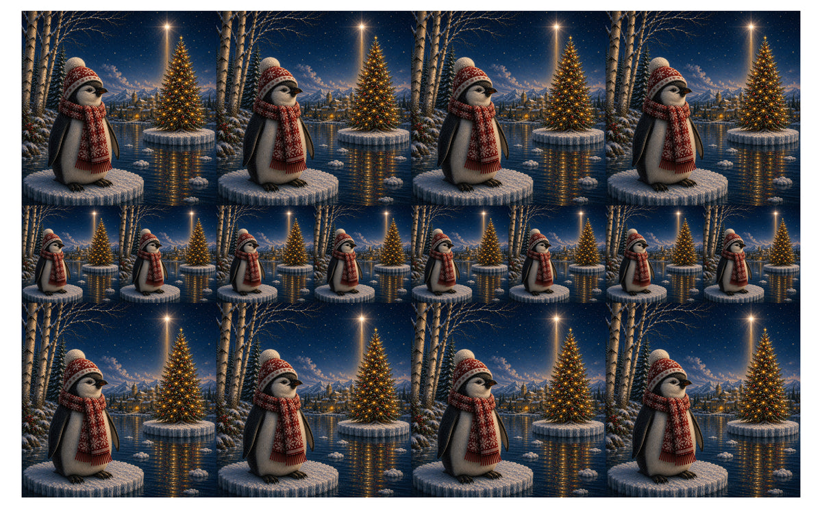 DecoCraft - Studio 1375 - Scenic Tiles Series - Christmas on Ice