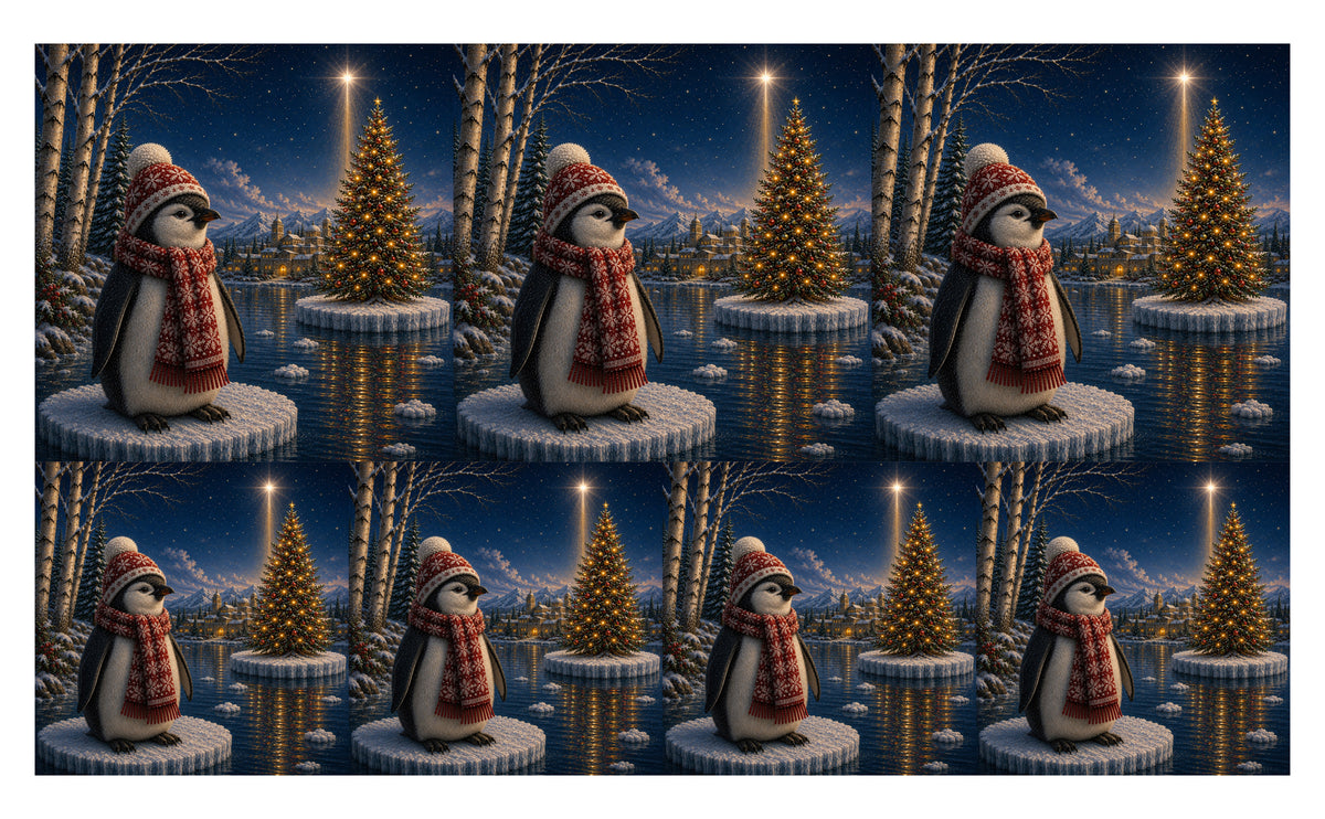 DecoCraft - Studio 1375 - Scenic Tiles Series - Christmas on Ice