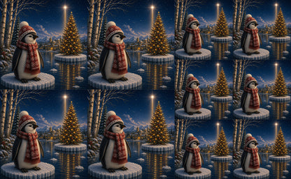 DecoCraft - Studio 1375 - Scenic Tiles Series - Christmas on Ice