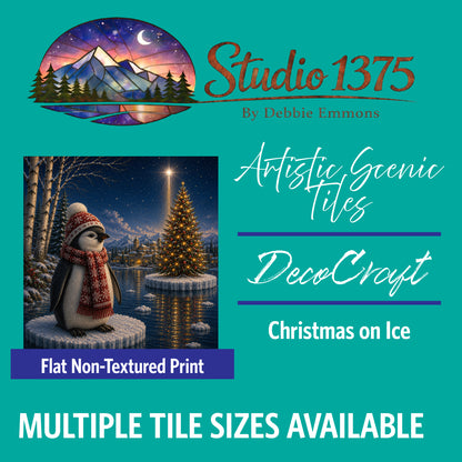 DecoCraft - Studio 1375 - Scenic Tiles Series - Christmas on Ice