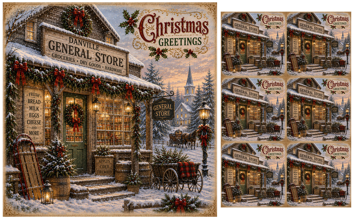 DecoCraft - Studio 1375 - Scenic Tiles Series - Danville General Store