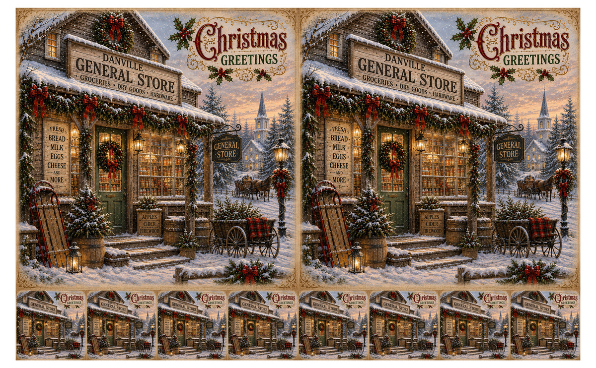 DecoCraft - Studio 1375 - Scenic Tiles Series - Danville General Store