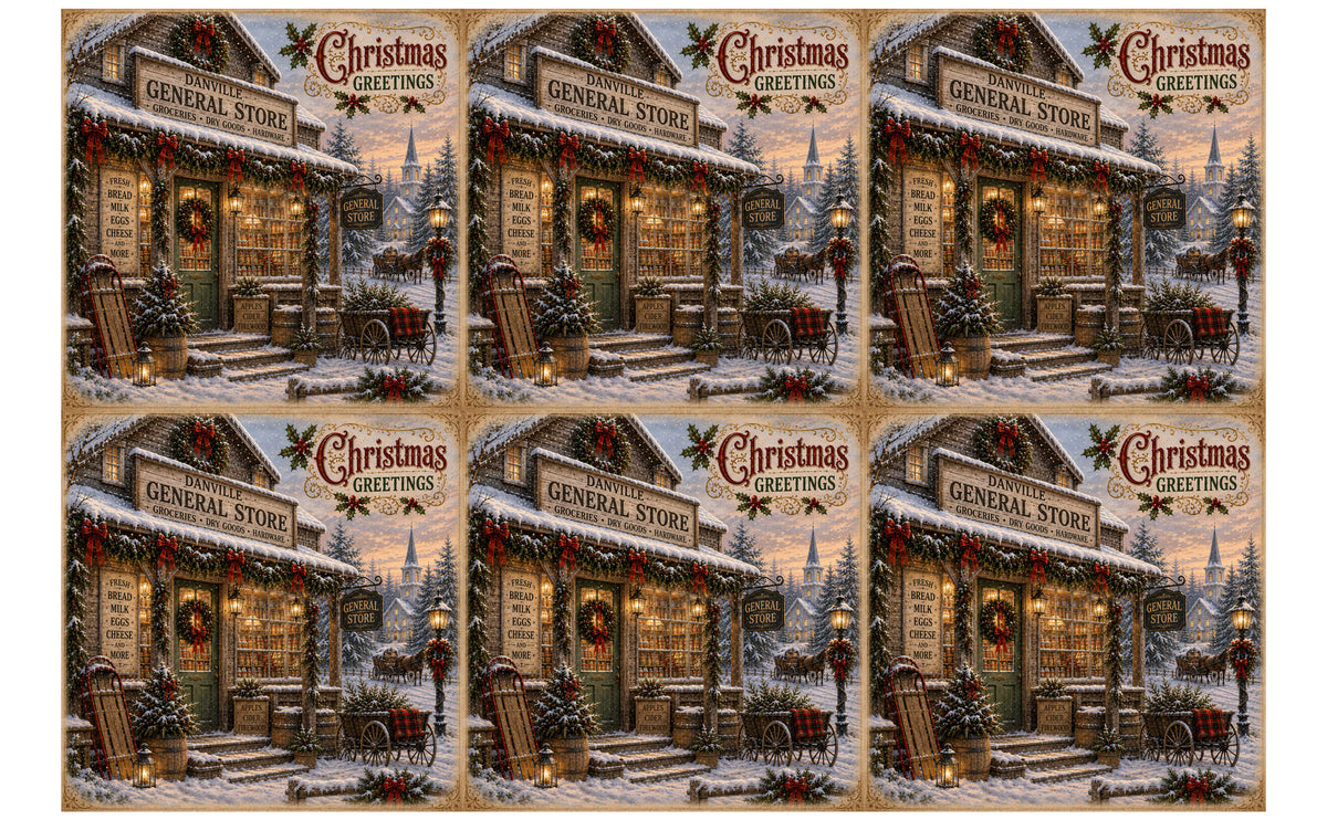 DecoCraft - Studio 1375 - Scenic Tiles Series - Danville General Store