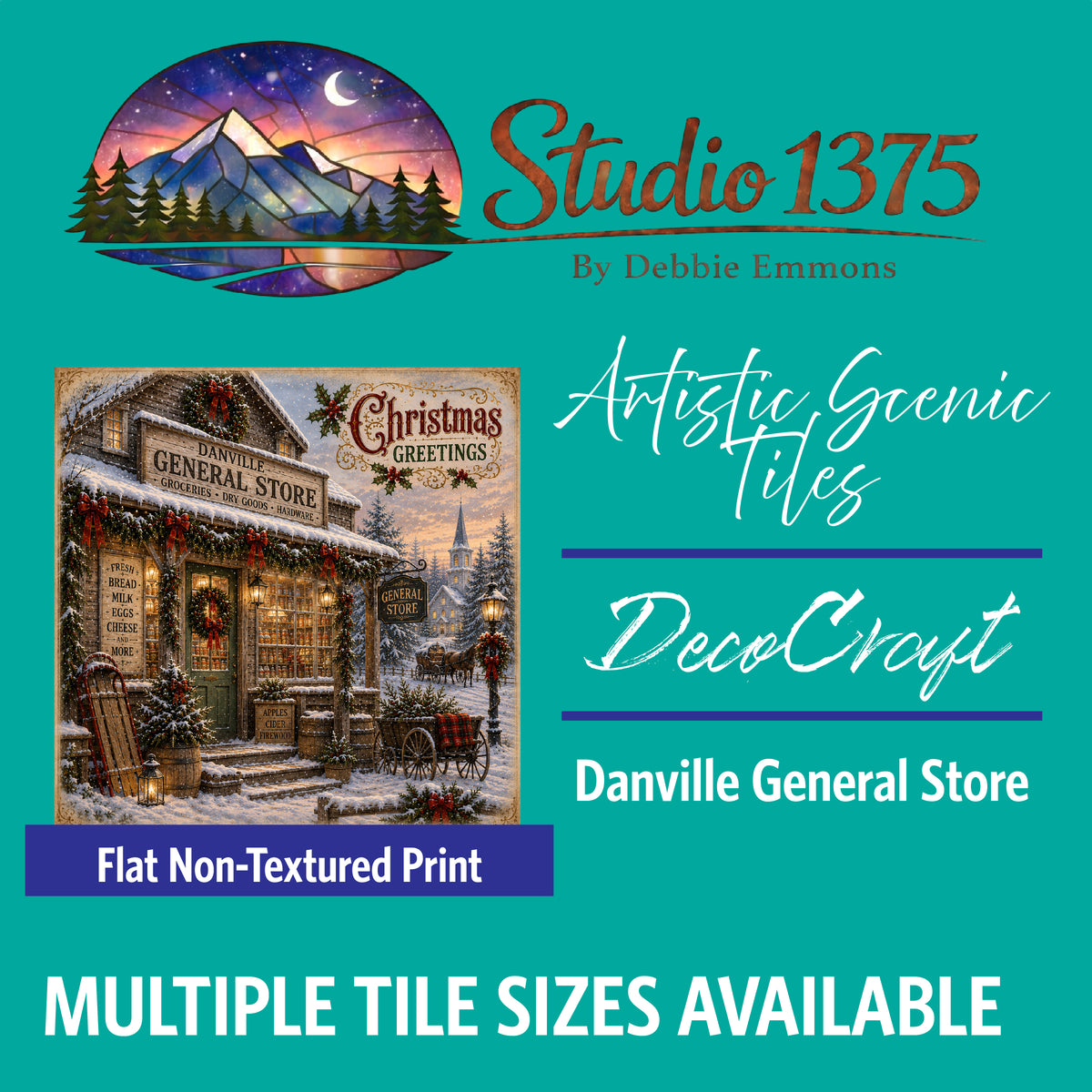 DecoCraft - Studio 1375 - Scenic Tiles Series - Danville General Store