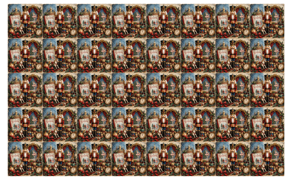 DecoCraft - Studio 1375 - Scenic Tiles Series - Nutcracker Christmas Dream