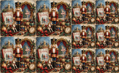 DecoCraft - Studio 1375 - Scenic Tiles Series - Nutcracker Christmas Dream