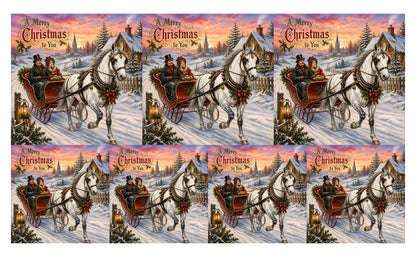 DecoCraft - Studio 1375 - Scenic Tiles Series - Over the Snowy Lane