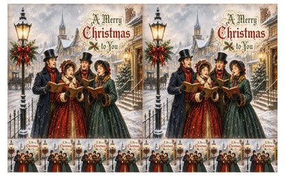 DecoCraft - Studio 1375 - Scenic Tiles Series - Songs of Christmas Eve
