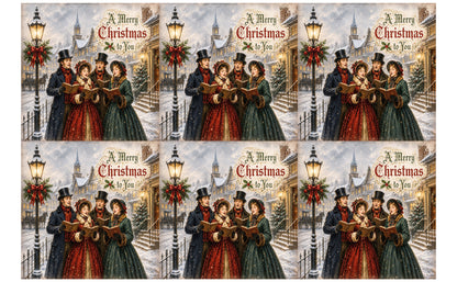 DecoCraft - Studio 1375 - Scenic Tiles Series - Songs of Christmas Eve