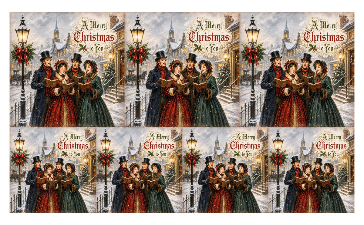 DecoCraft - Studio 1375 - Scenic Tiles Series - Songs of Christmas Eve