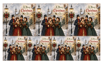 DecoCraft - Studio 1375 - Scenic Tiles Series - Songs of Christmas Eve