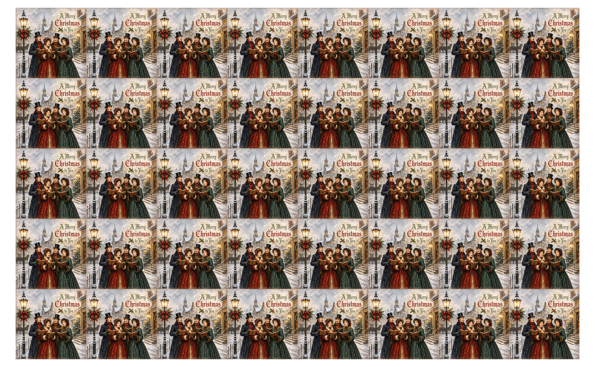 DecoCraft - Studio 1375 - Scenic Tiles Series - Songs of Christmas Eve