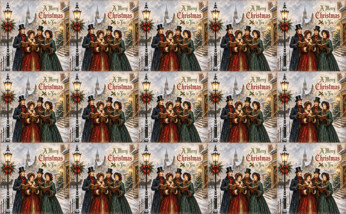 DecoCraft - Studio 1375 - Scenic Tiles Series - Songs of Christmas Eve