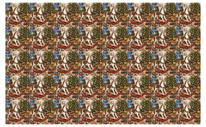 DecoCraft - Studio 1375 - Scenic Tiles Series - The Christmas Rocking Horse