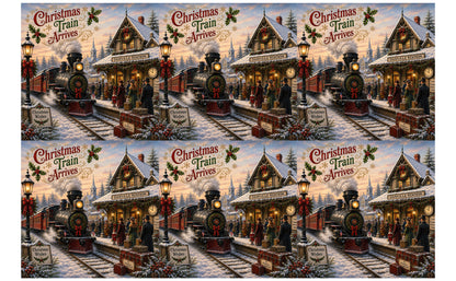 DecoCraft - Studio 1375 - Scenic Tiles Series - The Christmas Train Arrives