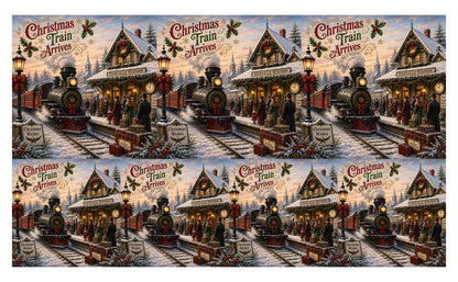 DecoCraft - Studio 1375 - Scenic Tiles Series - The Christmas Train Arrives