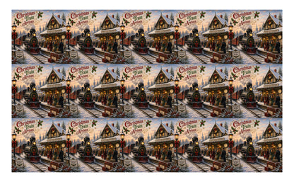 DecoCraft - Studio 1375 - Scenic Tiles Series - The Christmas Train Arrives