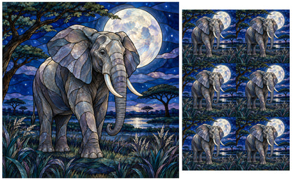 DecoCraft - Studio 1375 - Scenic Elevated Texture Tiles - Moonlit Matriarch