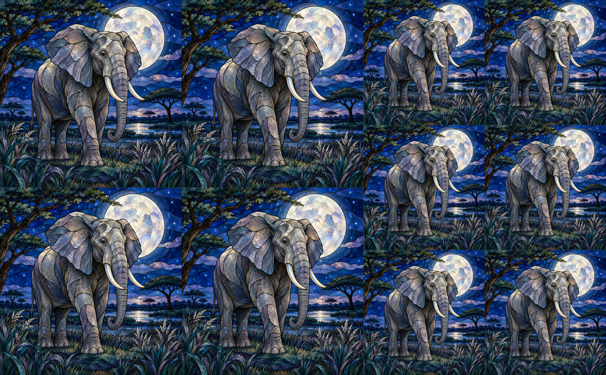 DecoCraft - Studio 1375 - Scenic Elevated Texture Tiles - Moonlit Matriarch