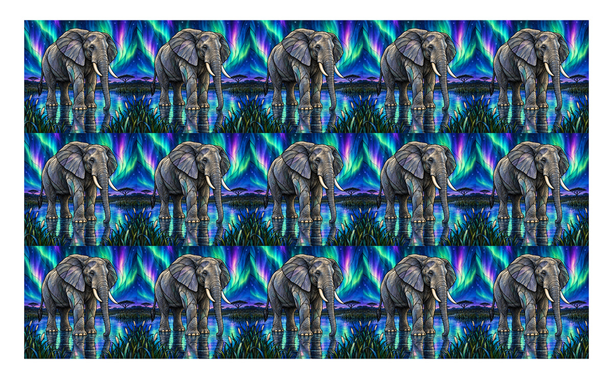 DecoCraft - Studio 1375 - Scenic Elevated Texture Tiles - Beneath the Northern Lights