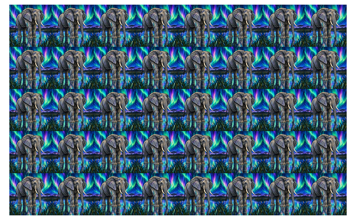 DecoCraft - Studio 1375 - Scenic Elevated Texture Tiles - Beneath the Northern Lights