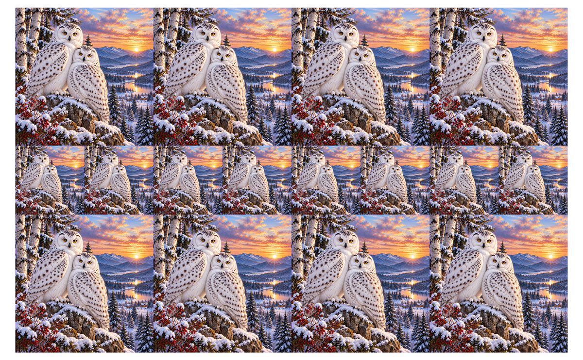 DecoCraft - Studio 1375 - Scenic Tiles Series - Together Through Winter