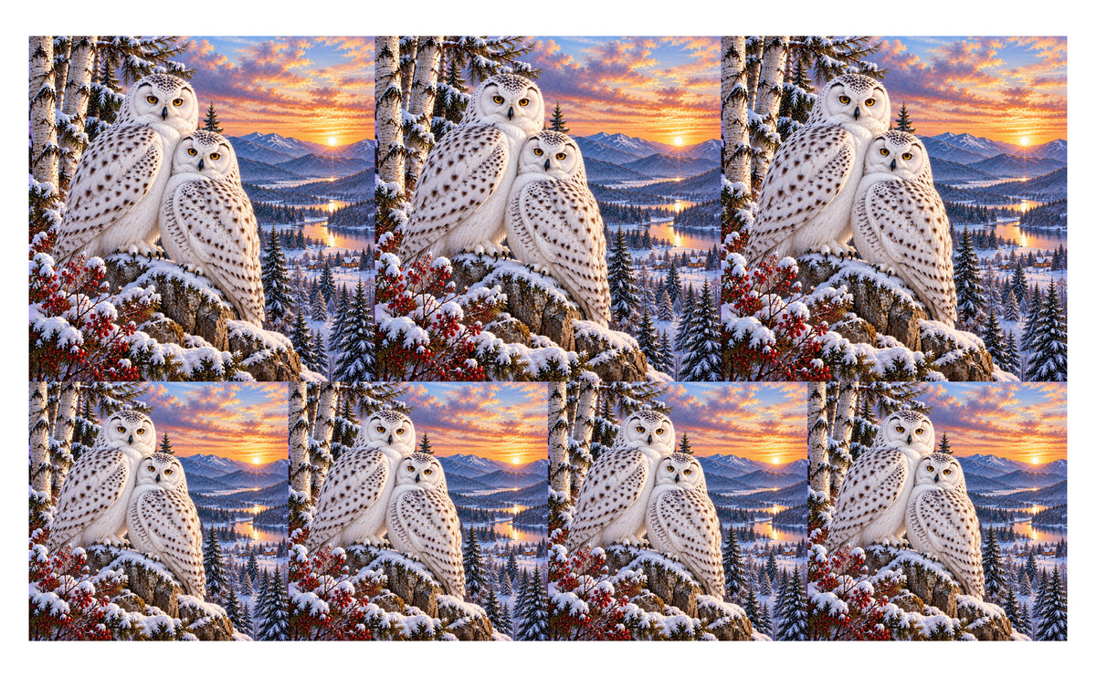 DecoCraft - Studio 1375 - Scenic Tiles Series - Together Through Winter