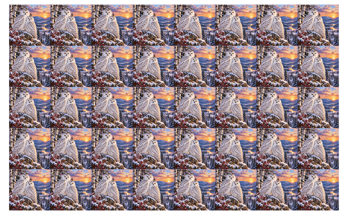 DecoCraft - Studio 1375 - Scenic Tiles Series - Together Through Winter