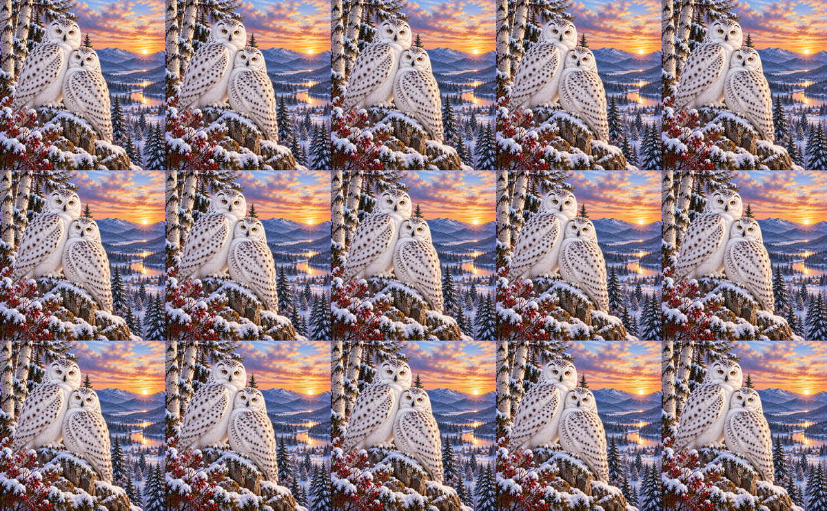 DecoCraft - Studio 1375 - Scenic Tiles Series - Together Through Winter
