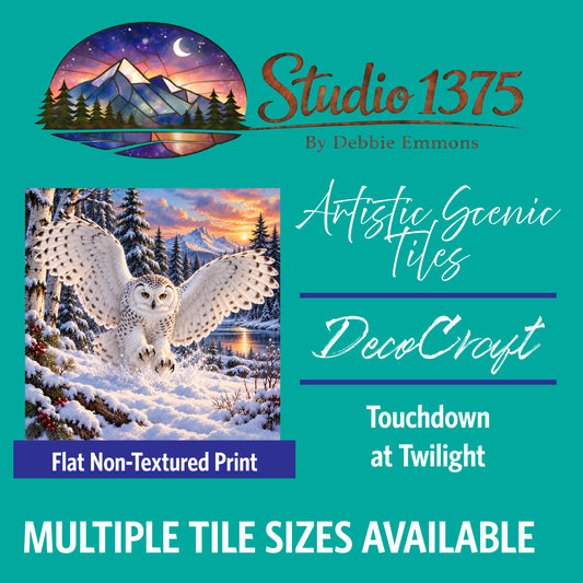 DecoCraft - Studio 1375 - Scenic Tiles Series - Touchdown at Twilight
